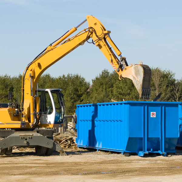 can i choose the location where the residential dumpster will be placed in Sedgwick CO